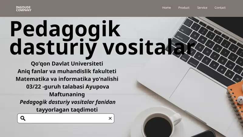 Pedagogik dasturiy vositalar 1