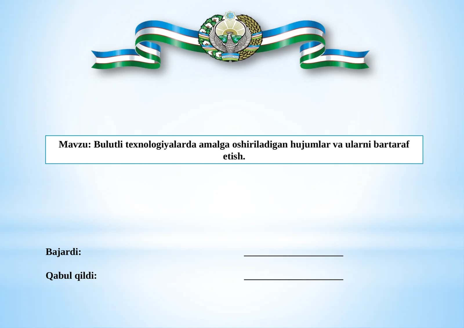 Bulutli texnologiyalarda amalga oshiriladigan hujumlar 1