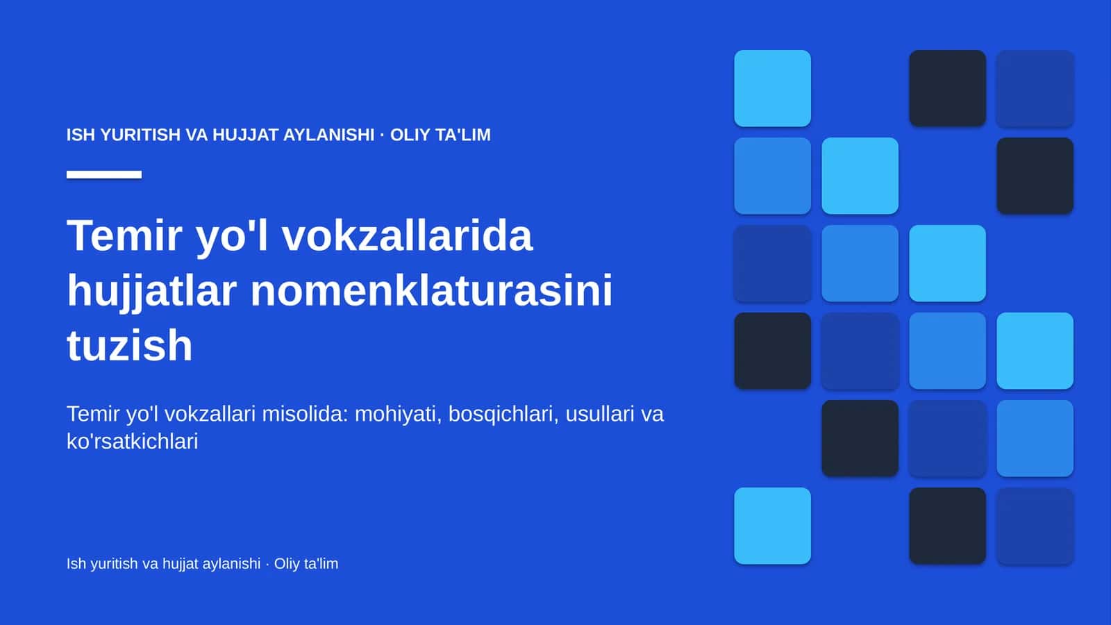 temir yo'l vokzallarida hujjatlar nomenklaturasini tuzish 7292 1