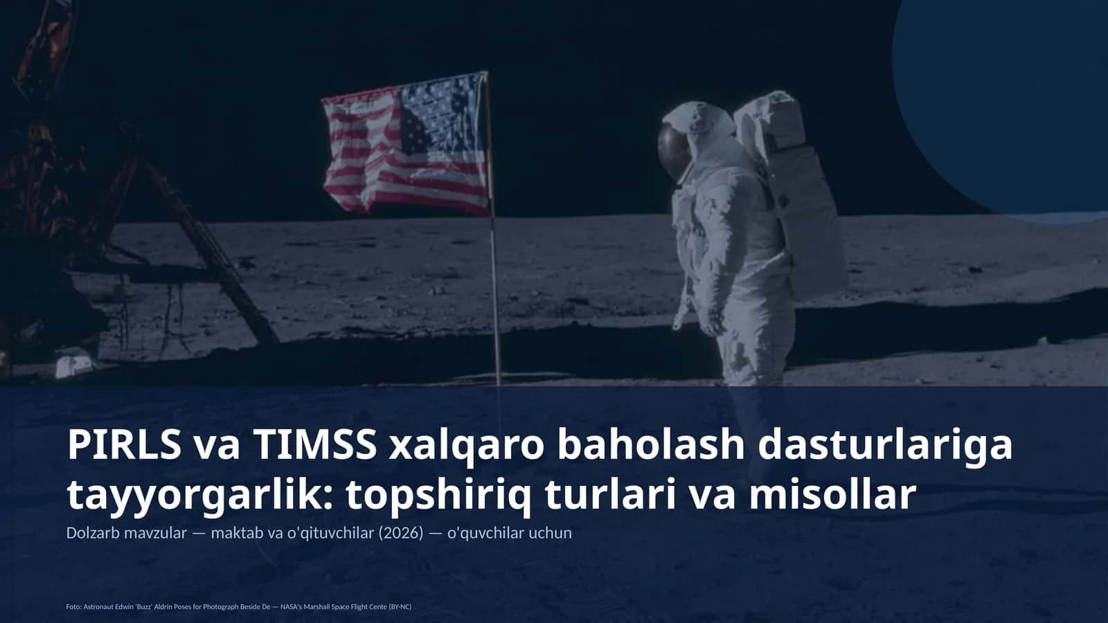 PIRLS va TIMSS xalqaro baholash dasturlariga tayyorgarlik: topshiriq turlari va misollar 1