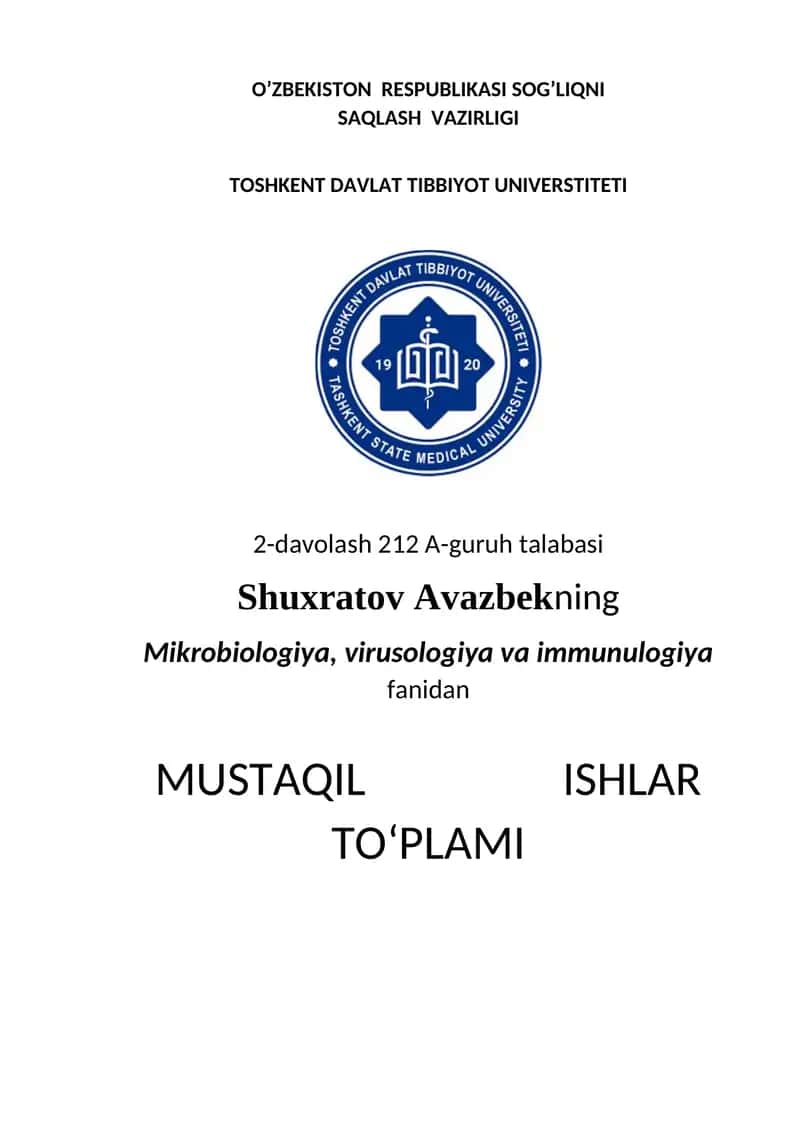 Spiroxetalar, mikoplazmalar, xlamidiyalar, rikketsiyalar, aktinomitsetlar, zamburug‘lar va ularning morfologiysi va strukturasi 1
