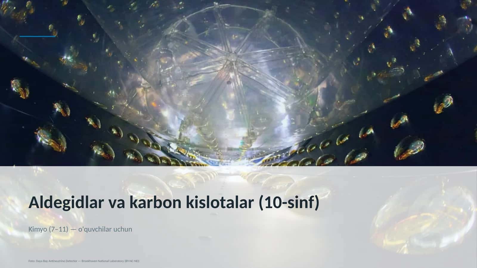Aldegidlar va karbon kislotalar (10-sinf) 1