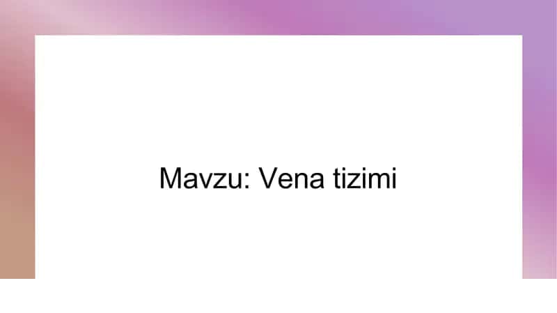 Venatizimi 1
