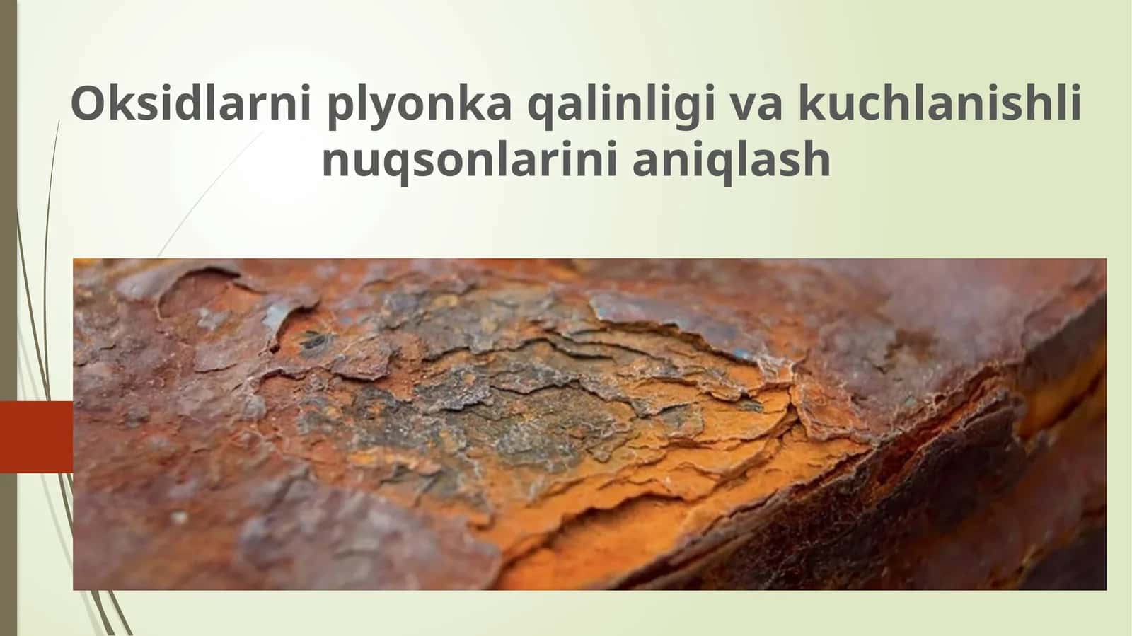 Kimyoviy Korroziya 1