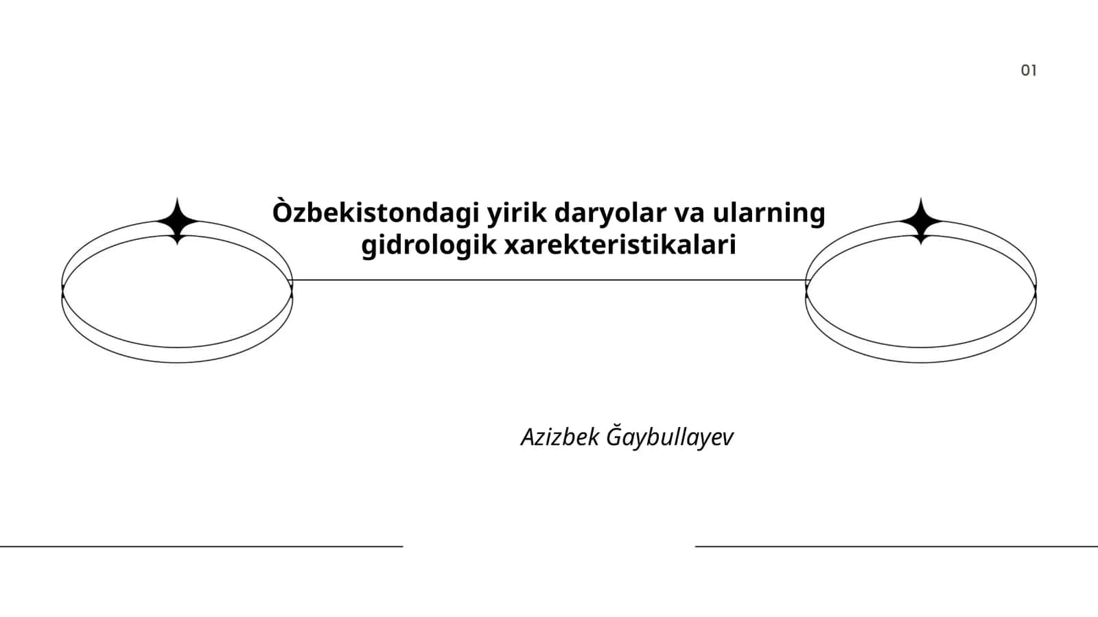 O'zbekistondagi yirik daryolar va ularning gidrologik xarekteristikalari 1