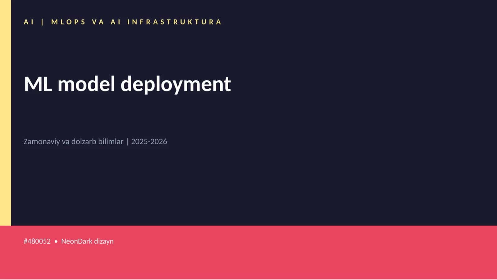 ML model deployment 1
