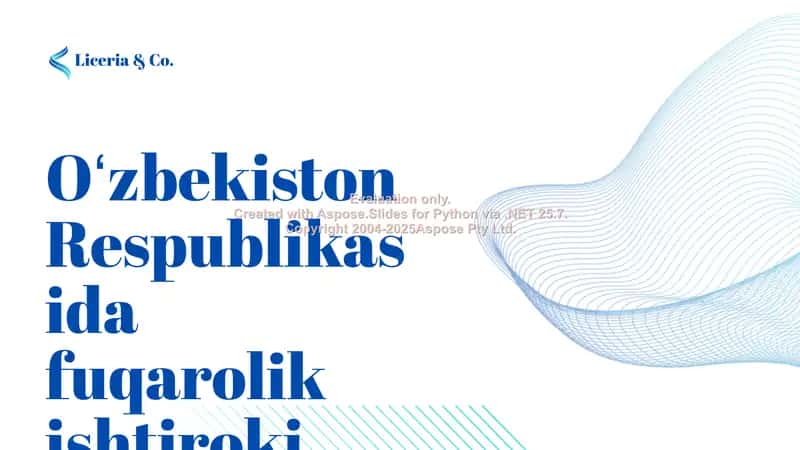 Oʻzbekiston Respublikasida fuqarolik ishtiroki 1