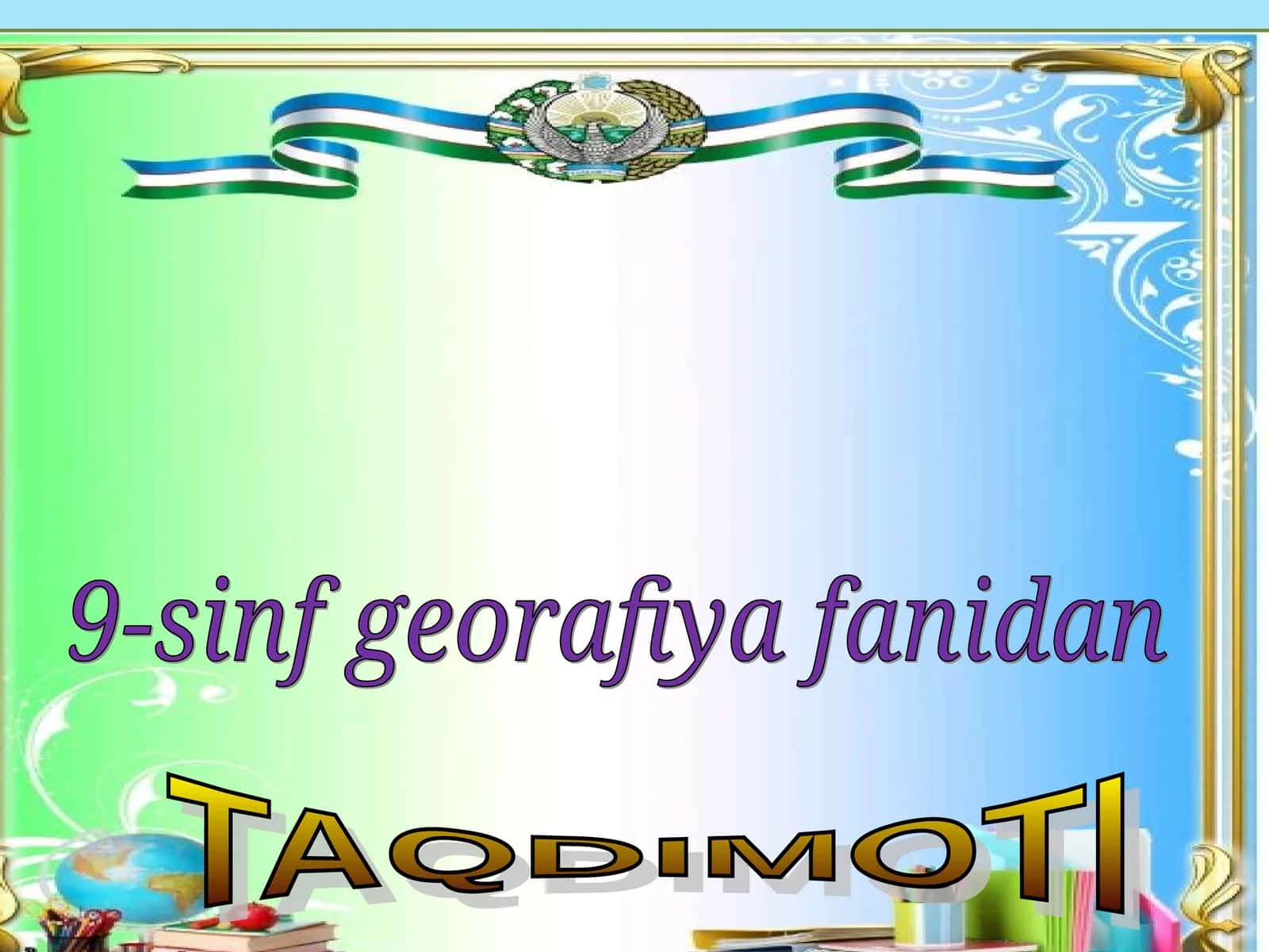 9-sinf georafiya fanidan reja 1