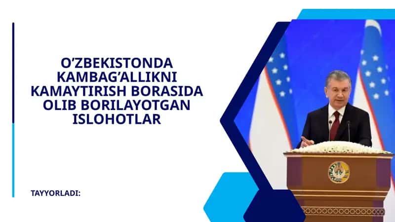 Kambag’allikni kamaytirish borasida olib borilayotgan islohlar 1