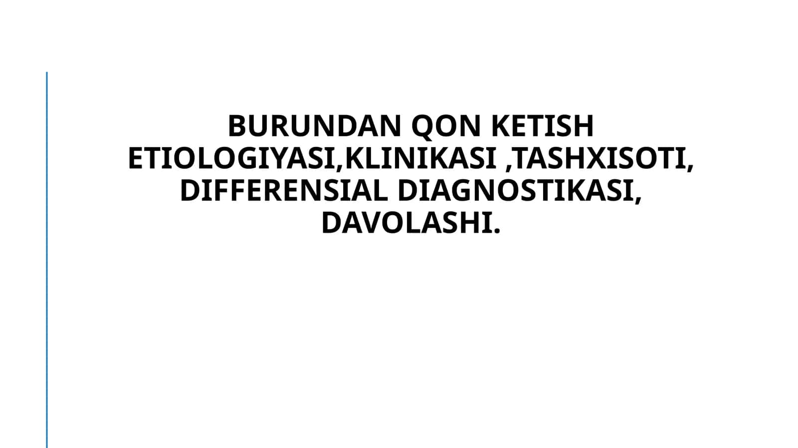 Burundan qon ketish 1