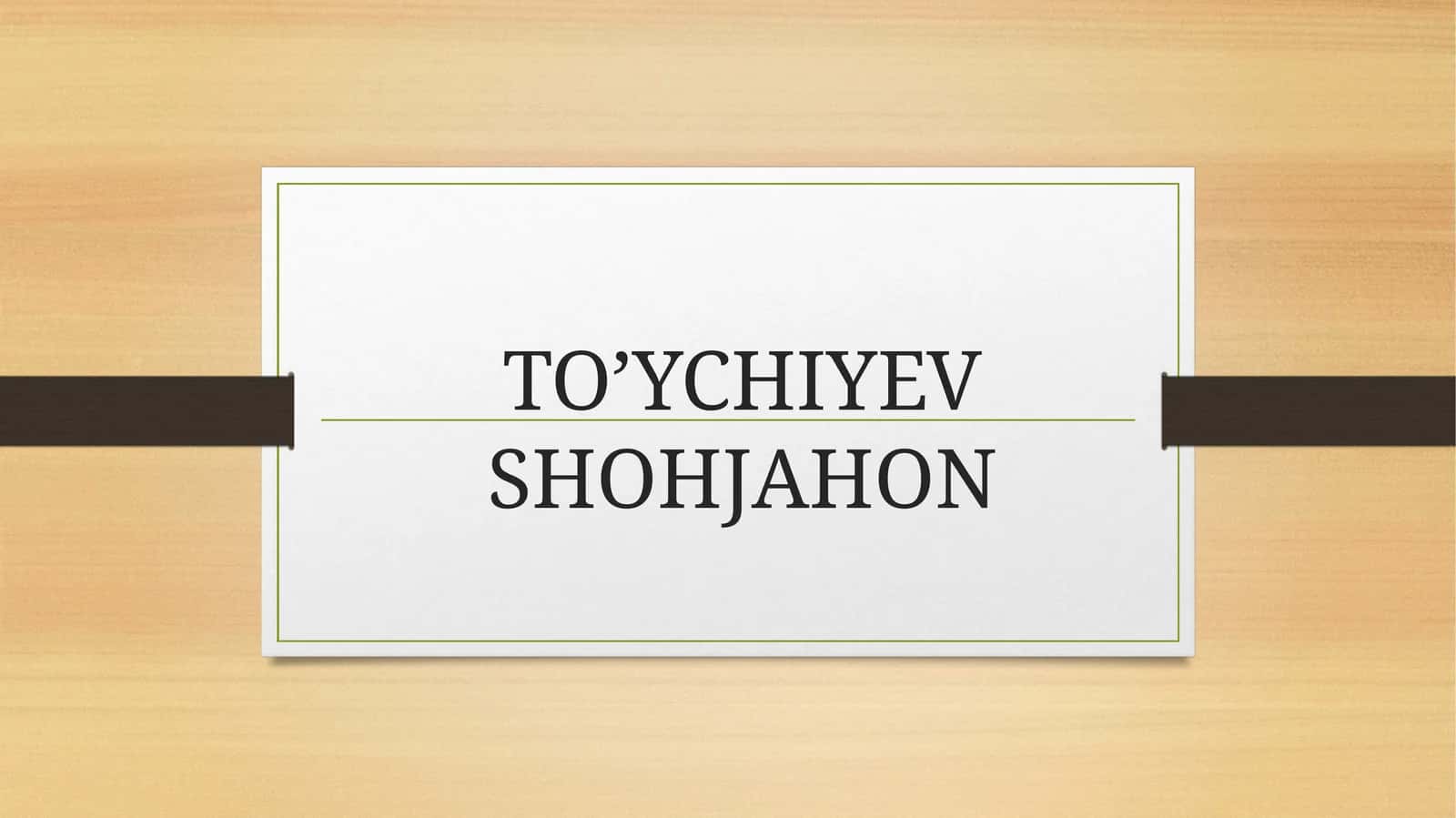 O’Z-O’ZINI BOSHQARISH KO’NIKMASINI RIVOJLANTIRISH YO’LLARI 1