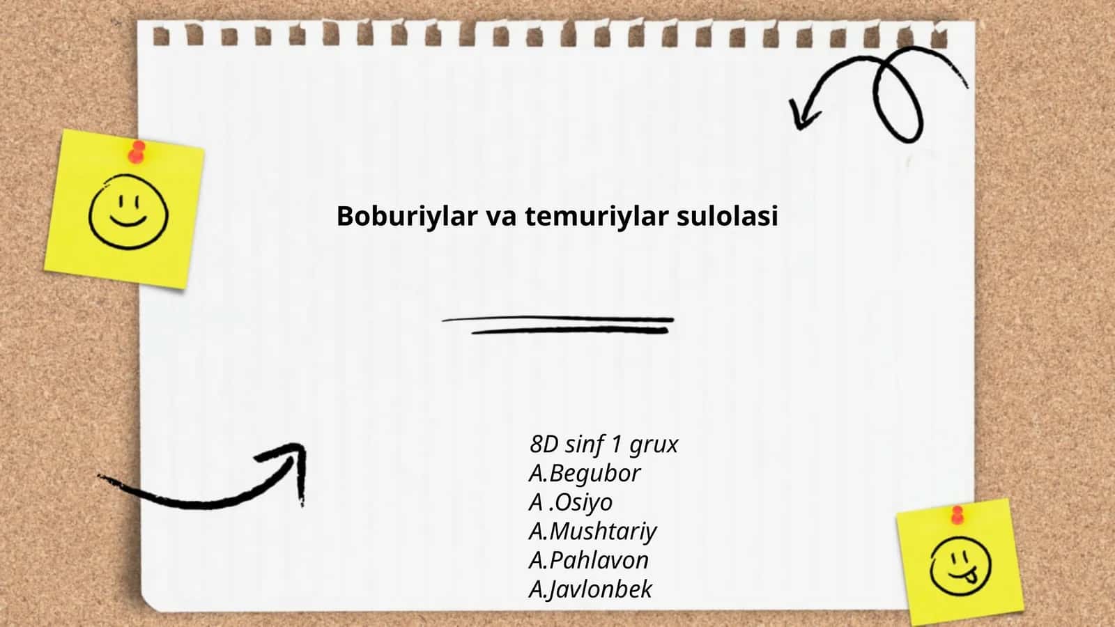 Boburiylar va temuriylar sulolasi 1