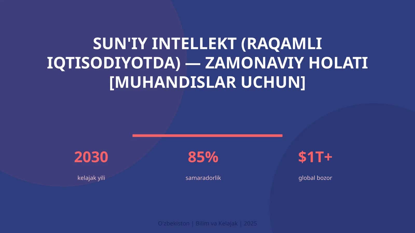 Sun'iy intellekt (raqamli iqtisodiyotda) — zamonaviy holati [muhandislar uchun] 1