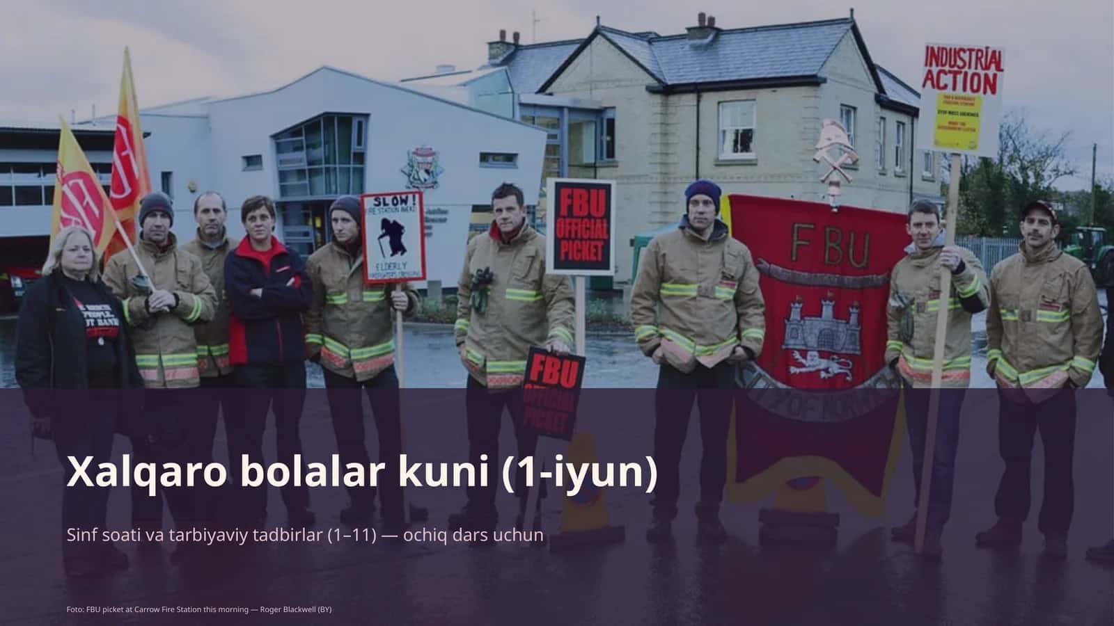Sinf soati va tarbiyaviy tadbirlar (1–11) — ochiq dars uchun 1