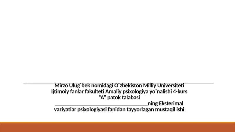 Stress psixologiyasi 1