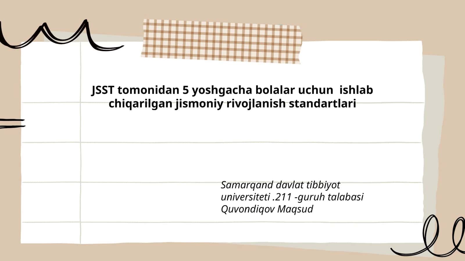 5 yoshgacha bolalar uchun ishlab chiqarilgan jismoniy rivojlanish standartlari 1
