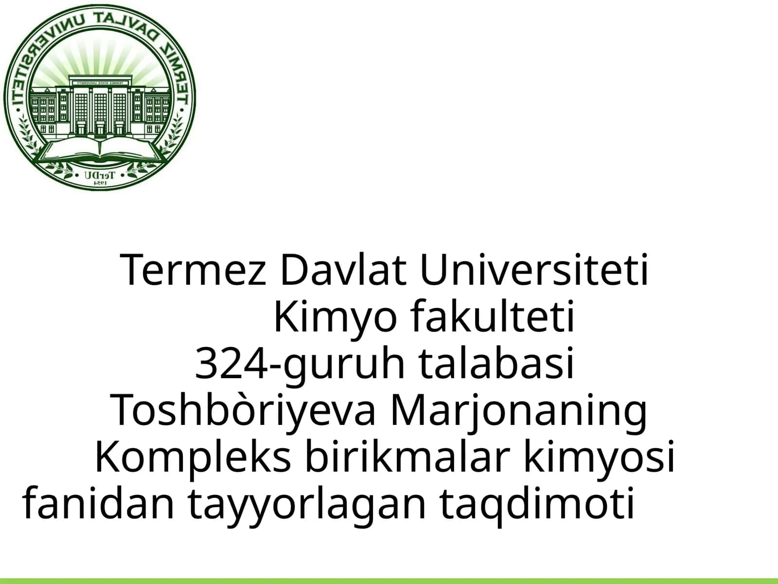 Koordinatsion birikmalarning oksidlanish-qaytarilish reaksiyalari 1