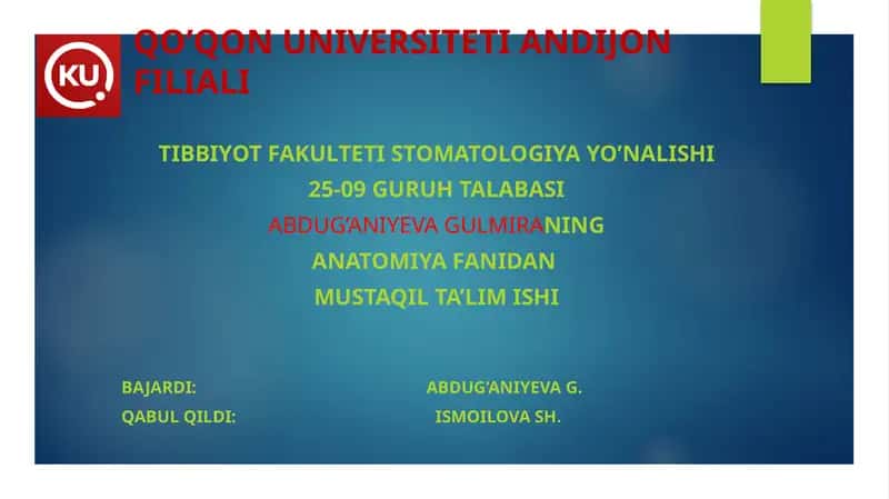 Skelet suyaklarining rentgenanatomiyasi 1