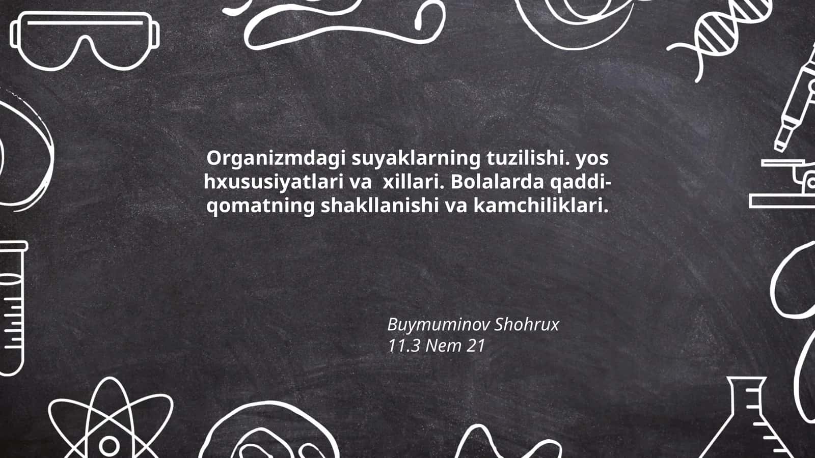 Suyak to'qimasi va uning tuzilishi 1