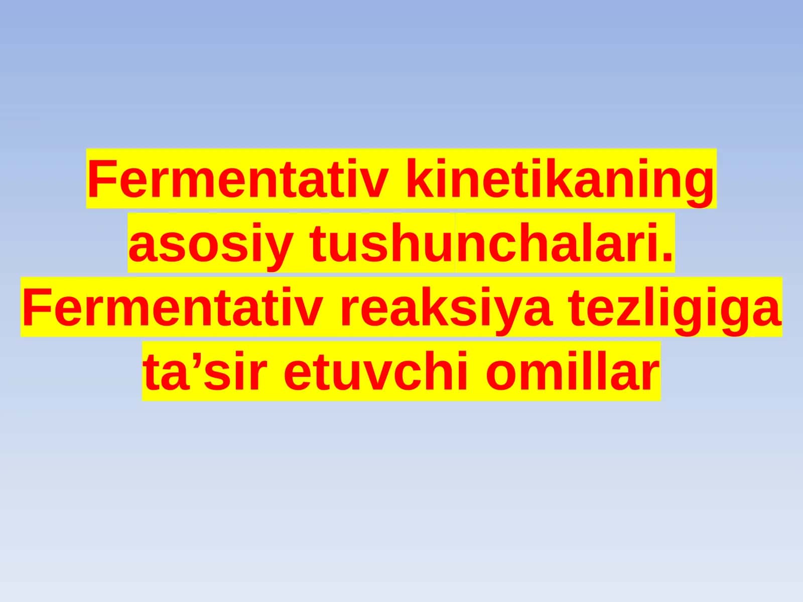 Fermentlar faolligiga haroratning ta’siri 1