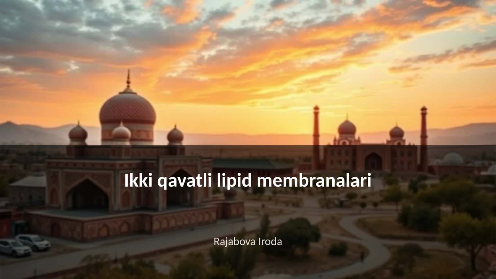 Ikki qavatli lipid membranalari 1