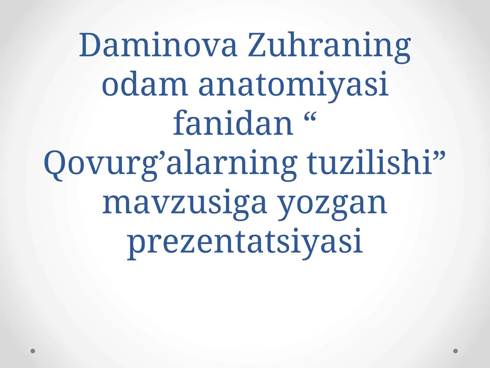 Qovurg’alarning tuzilishi 1