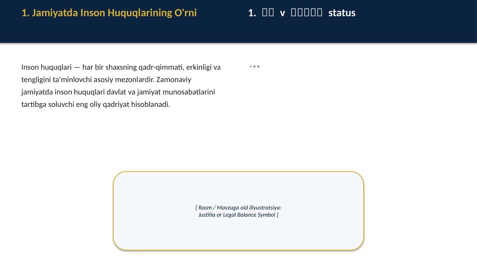 Inson Huquqlari Tushunchasi va Mohiyati 1