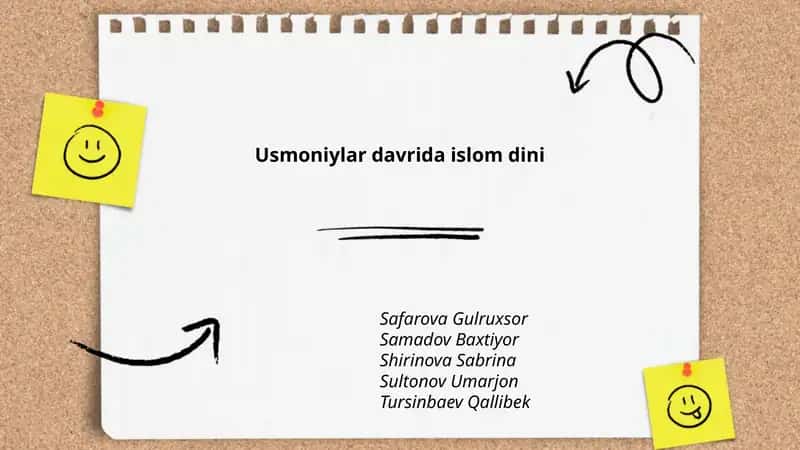 Usmoniylar davrida islom dini 1
