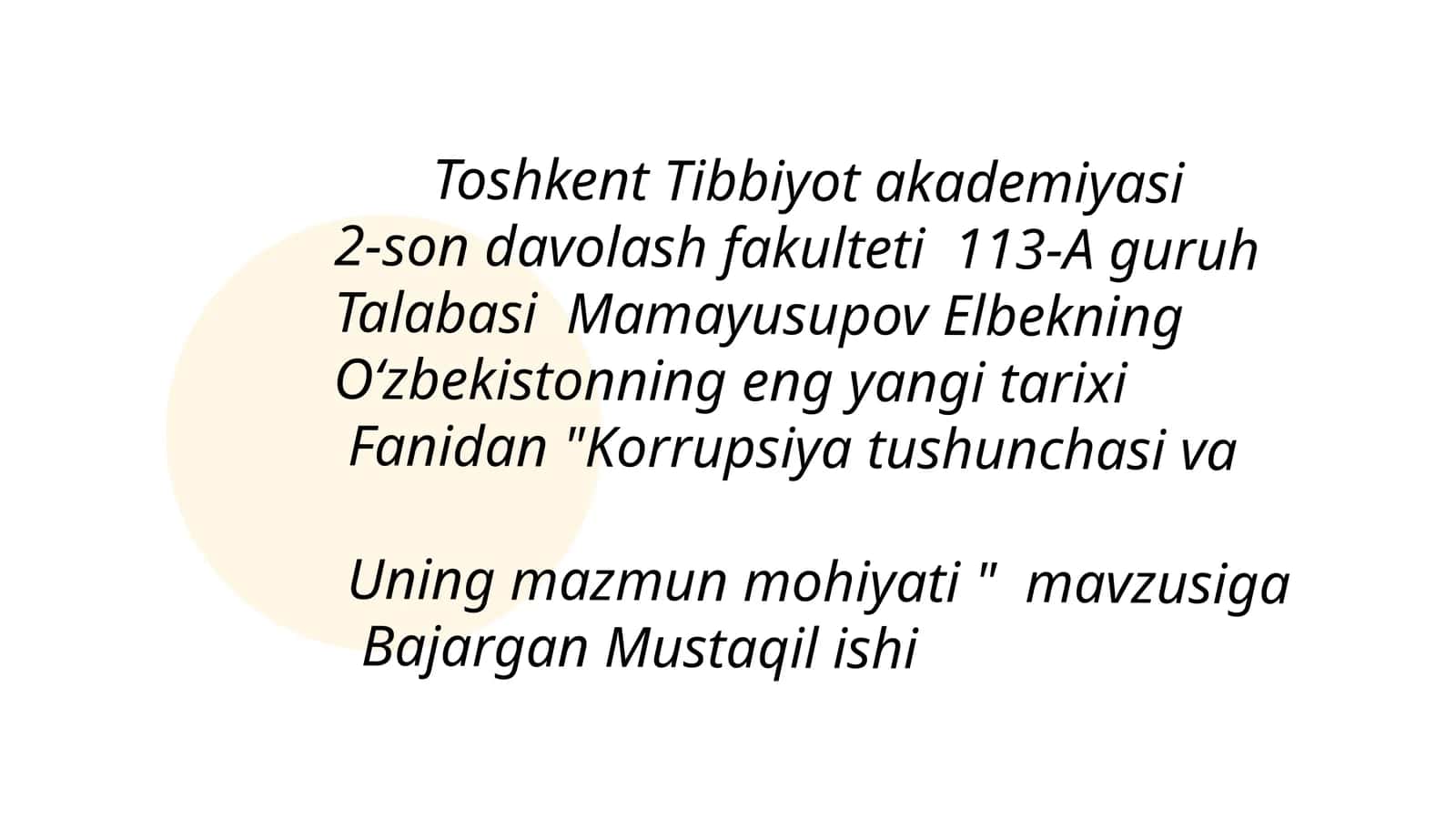 Korrupsiya tushunchasi va uning mazmun mohiyati 1