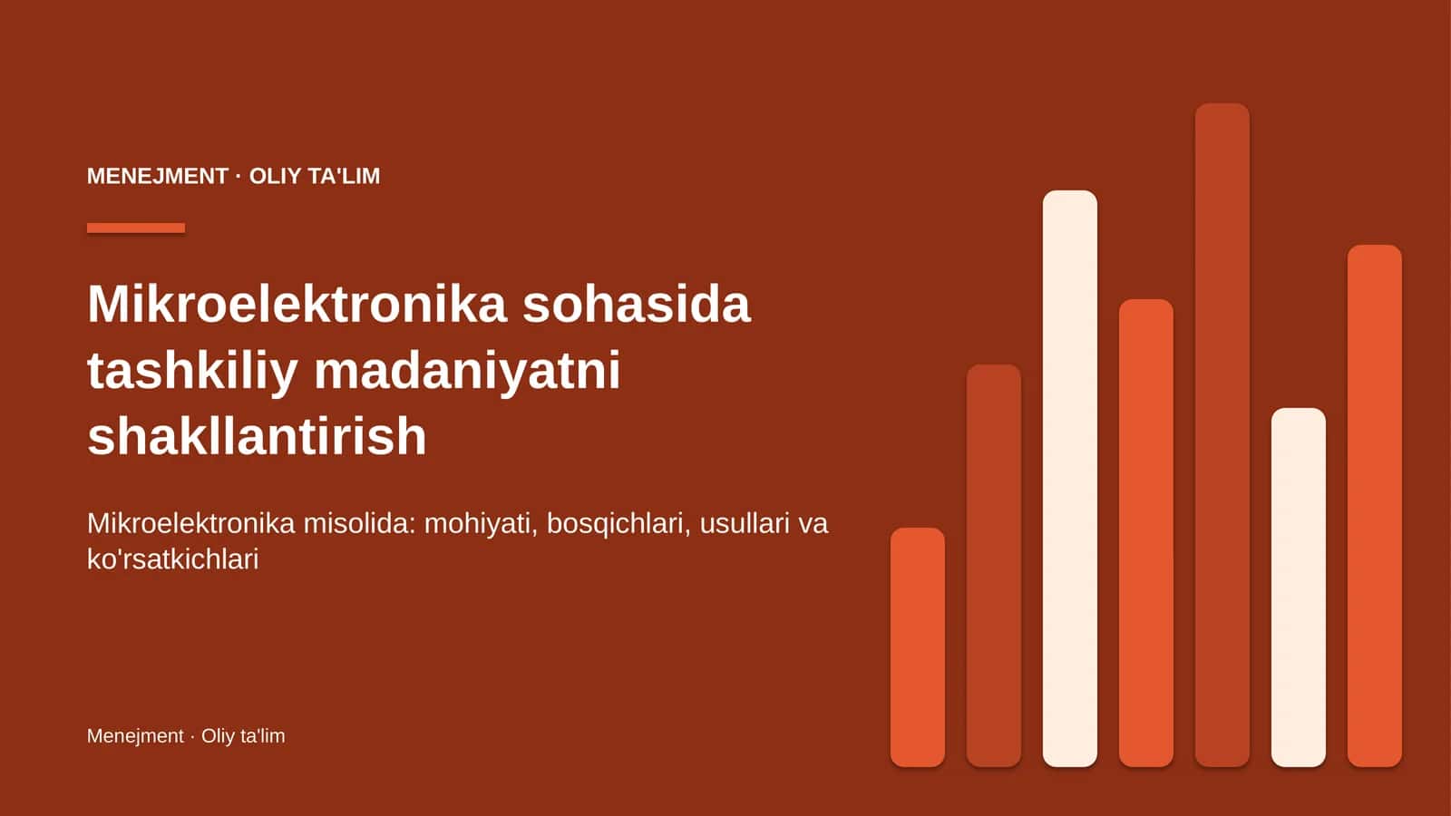 mikroelektronika sohasida tashkiliy madaniyatni shakllantirish 8793 1