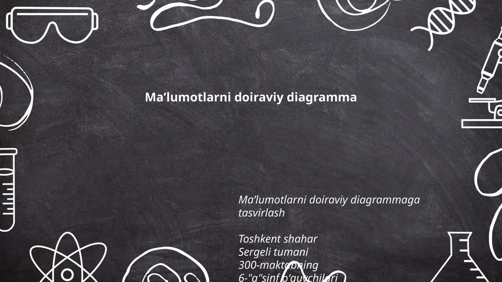 Maʼlumotlarni doiraviy diagramma 1