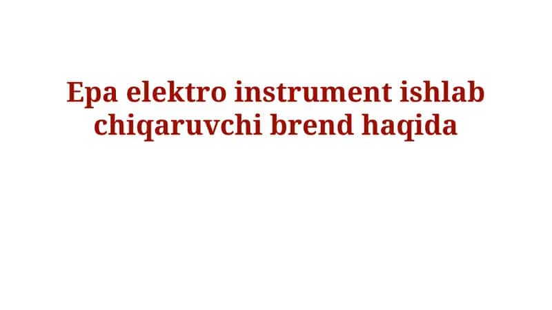 EPA brendi 1