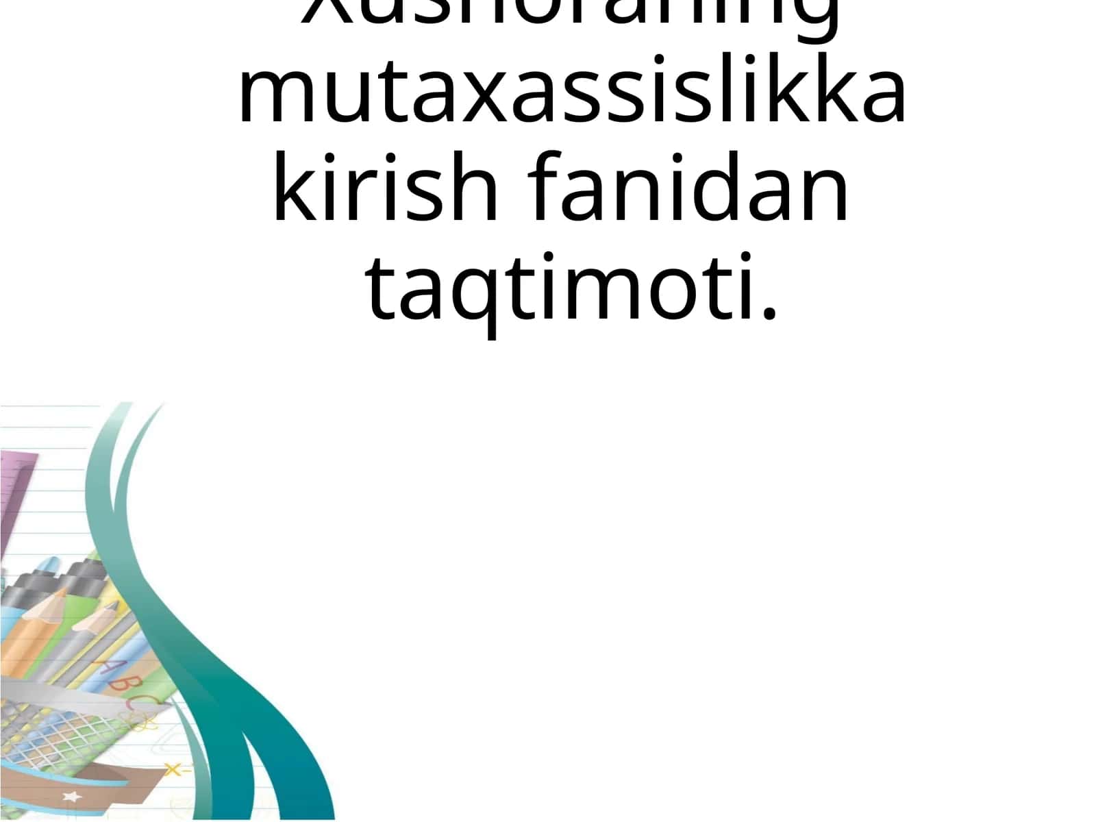 Sharq mutafakkirlarining kasbiy-pedagogik faoliyatni shakllantirishga oid qarashlari 1