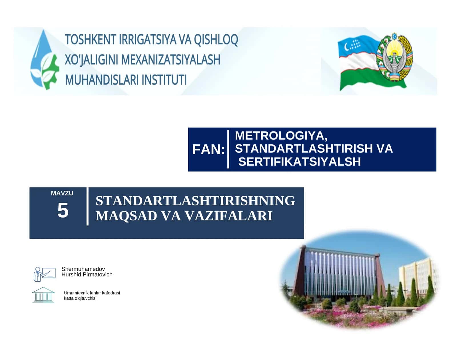 STANDARTLASHTIRISHNING MAQSAD VA VAZIFALARI 1