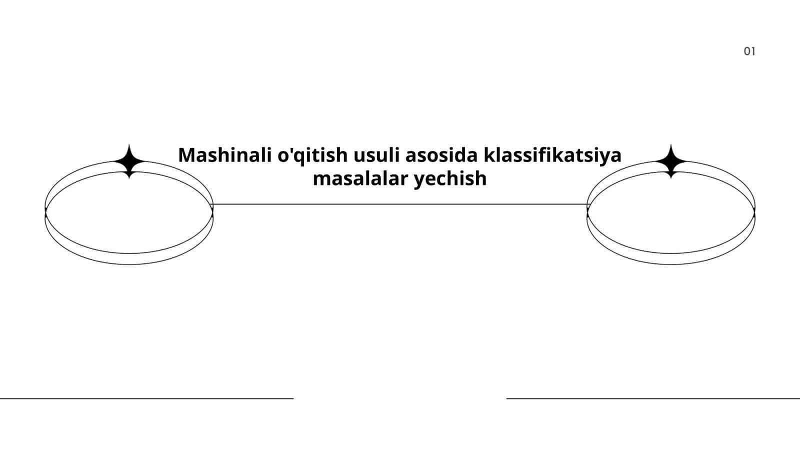 Mashinali o'qitish usuli asosida klassifikatsiya masalalar yechish 1