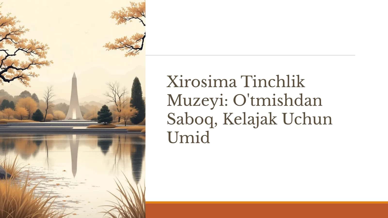 Xirosima Tinchlik Muzeyi 1