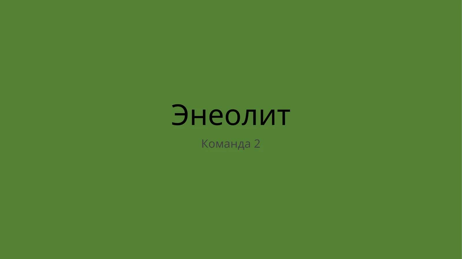 Энеолит 1