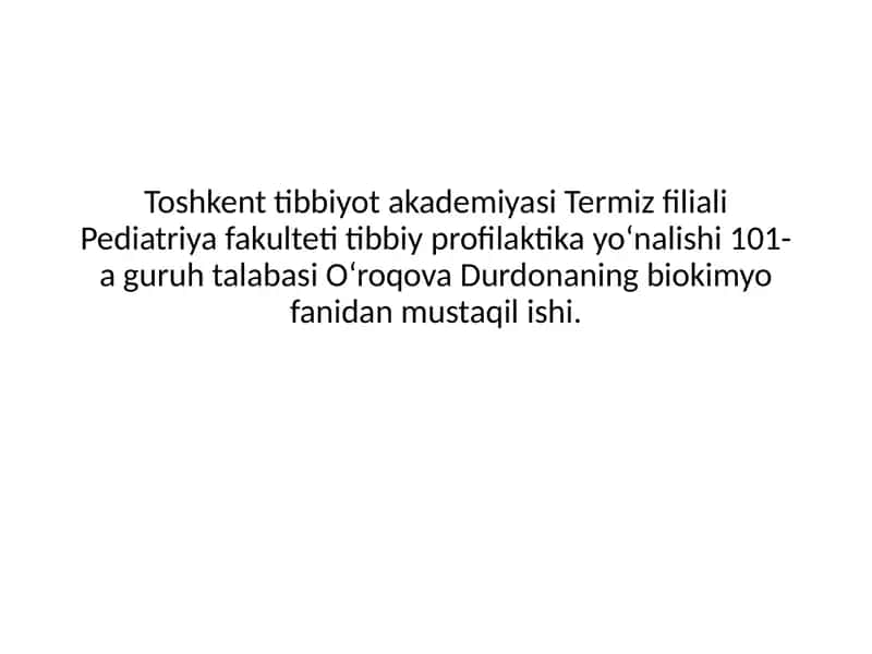 Metabolizm 1