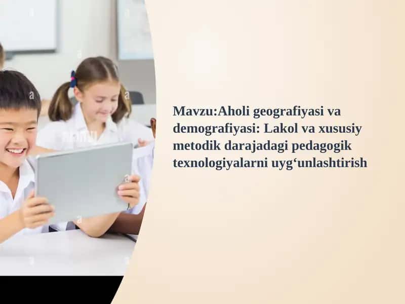 Aholigeografiyasi va demografiyasi 1