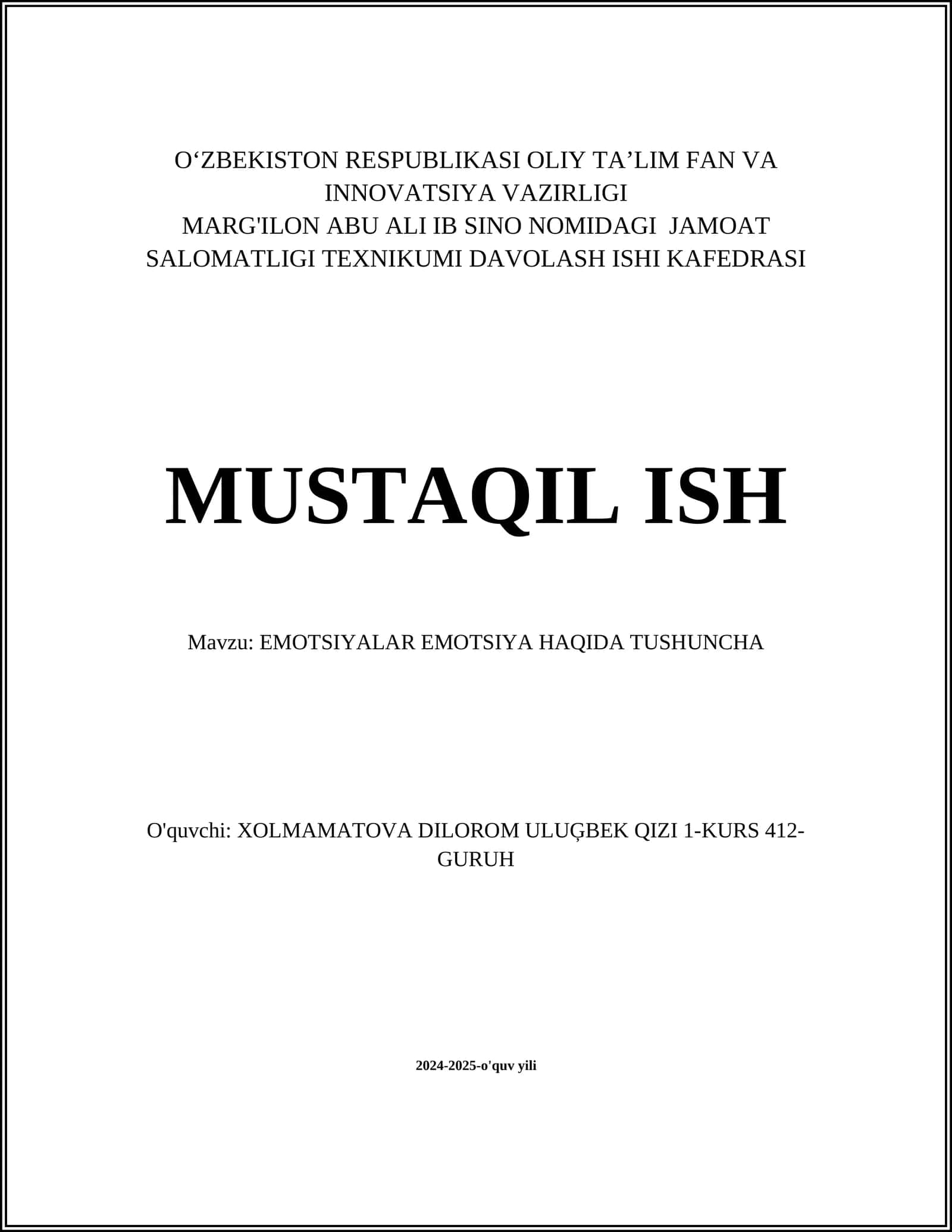EMOTSIYALAR EMOTSIYA HAQIDA TUSHUNCHA 1