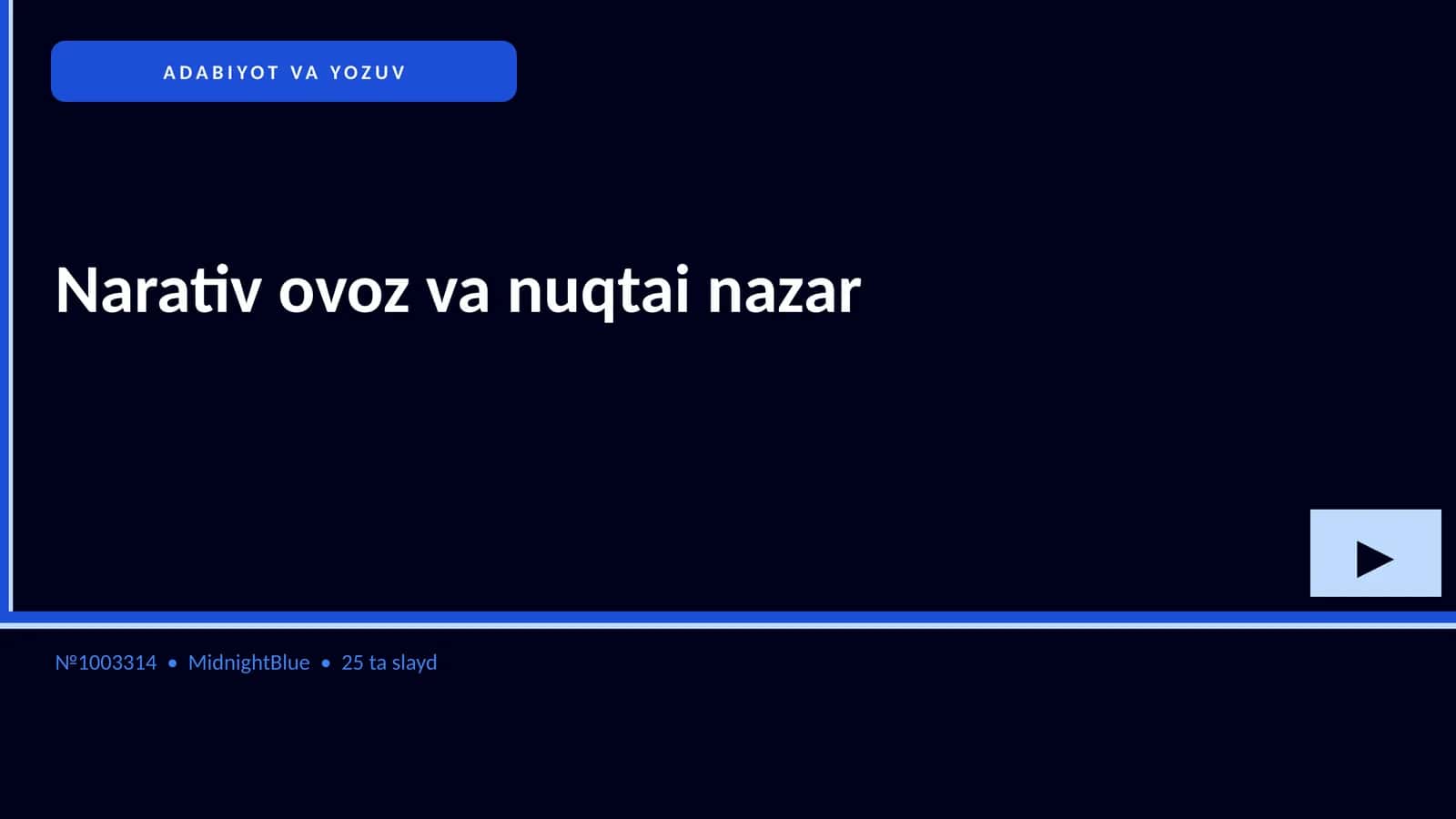 ADABIYOT VA YOZUV 1