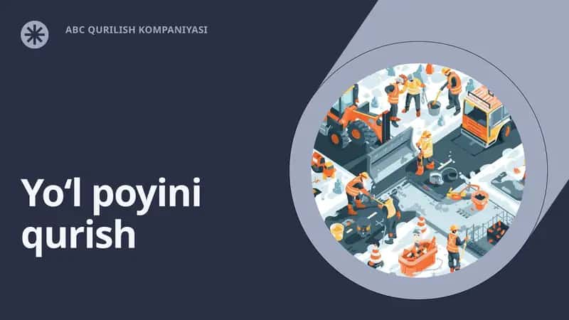 Sovuq haroratli kunlarda yo‘l poyini qurish 1
