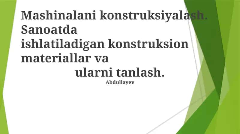 Sanoat Qurilishida Qo'llaniladigan Qurilish Materiallari 1