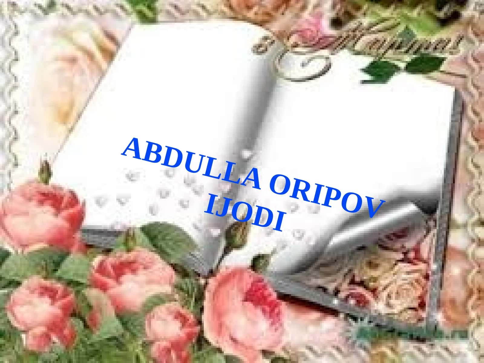 Abdulla Oripov 1