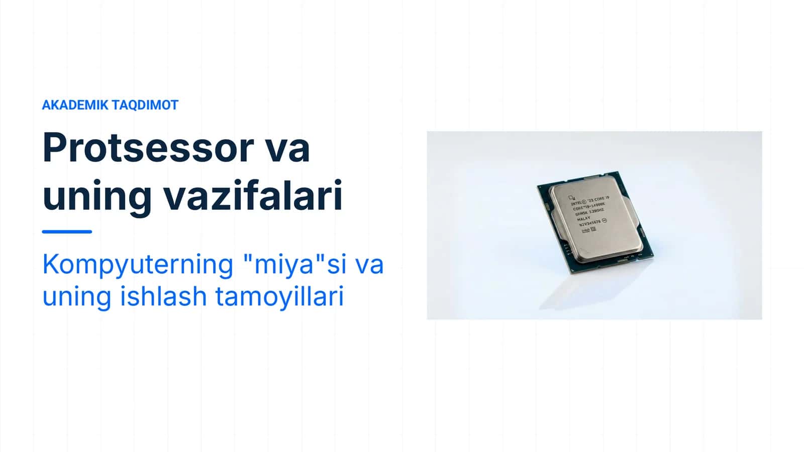 Akademik taqdimot 1