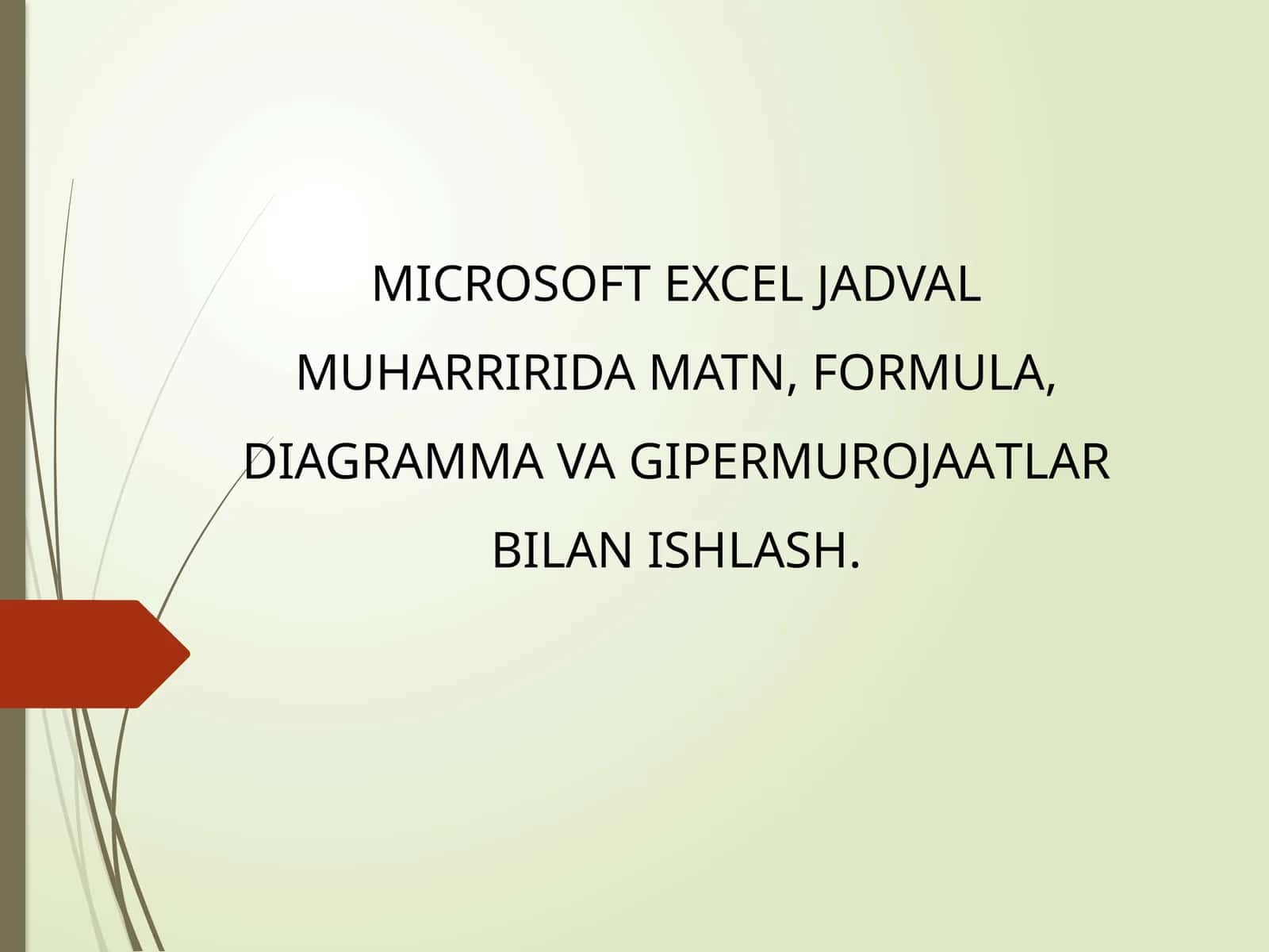 Microsoft Excel 1