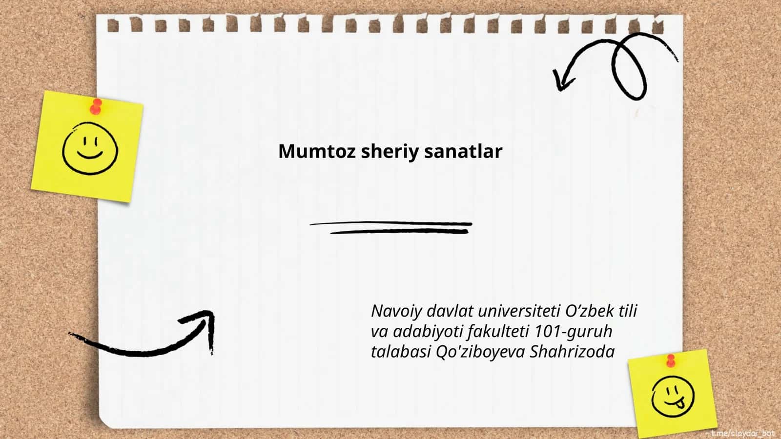 Mumtoz sheriy sanatlar 1