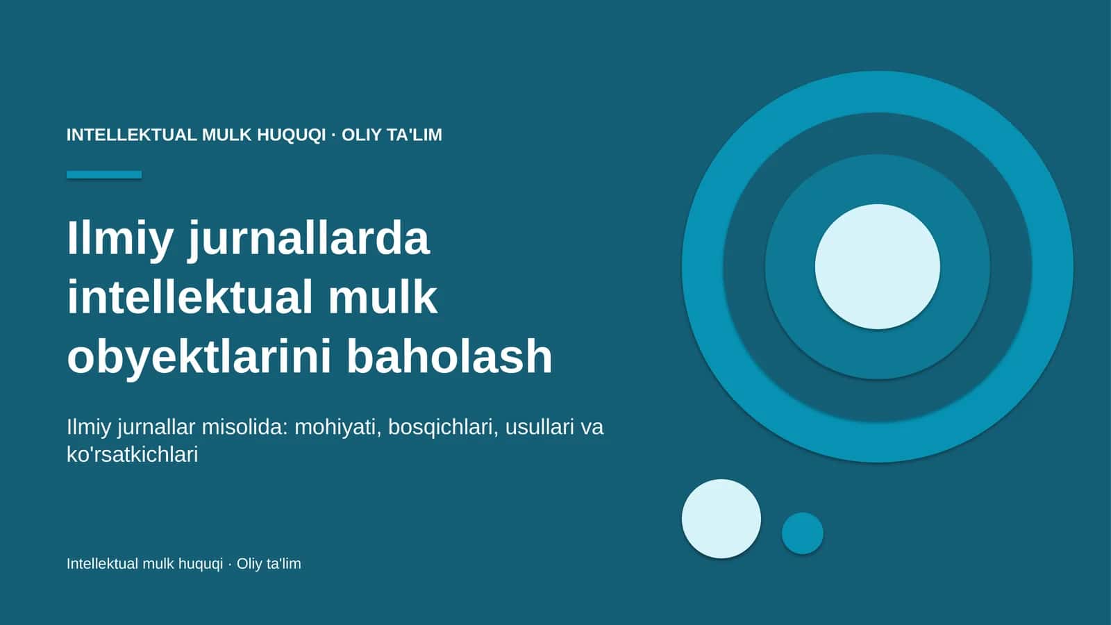 Ilmiy jurnallarda intellektual mulk obyektlarini baholash 1