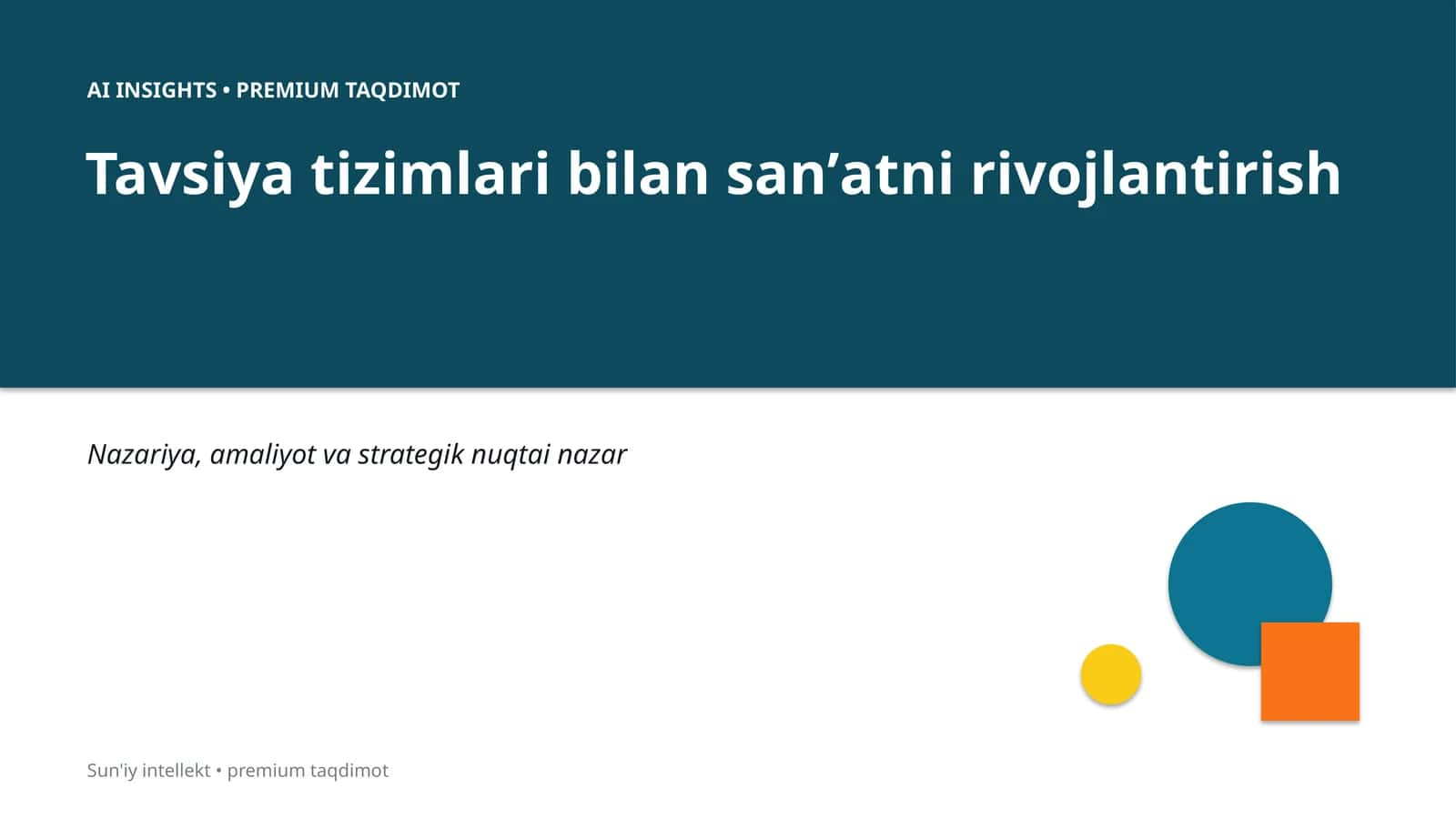 Premium taqdimot 1