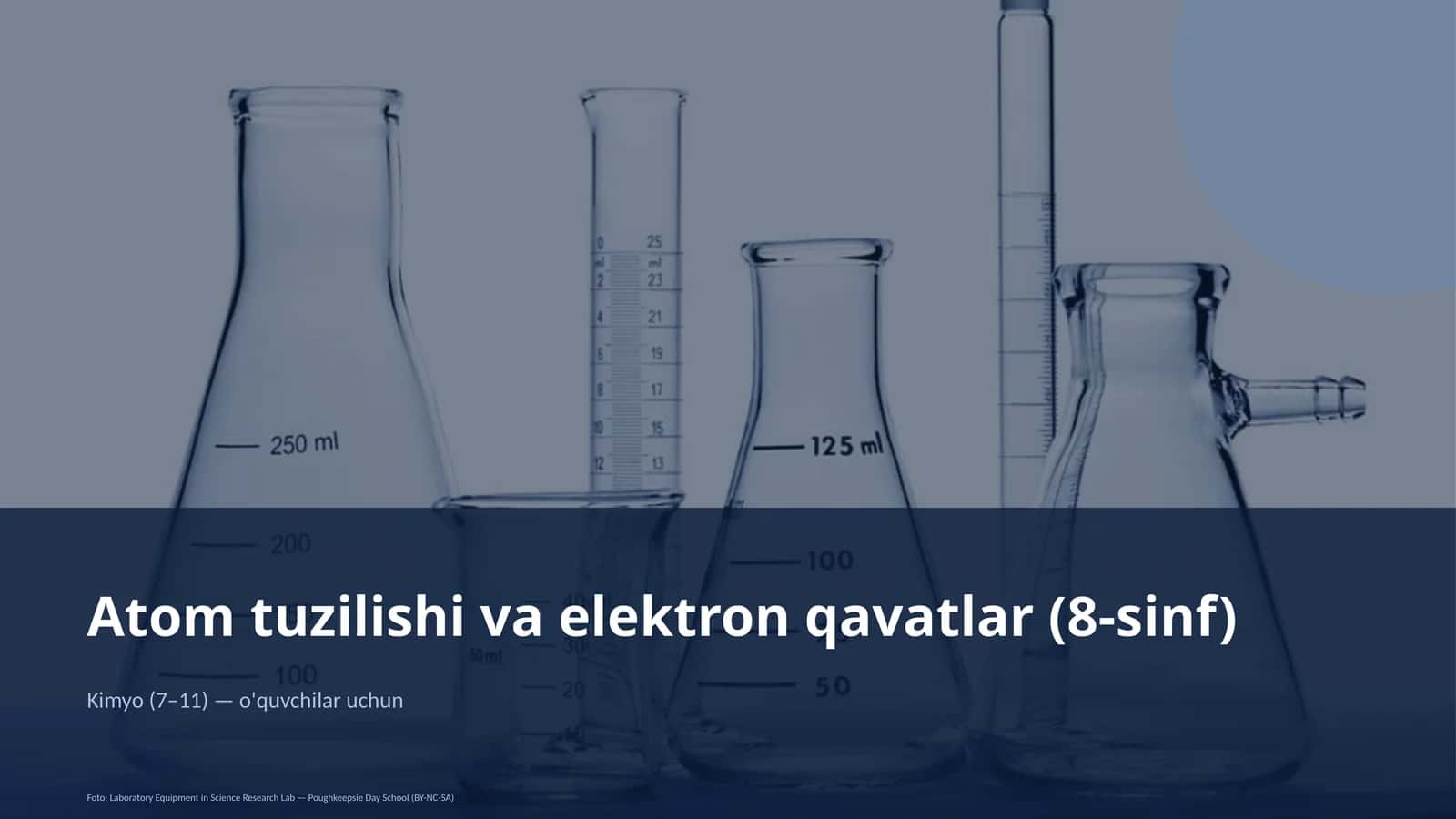 Atom tuzilishi va elektron qavatlar (8-sinf) 1